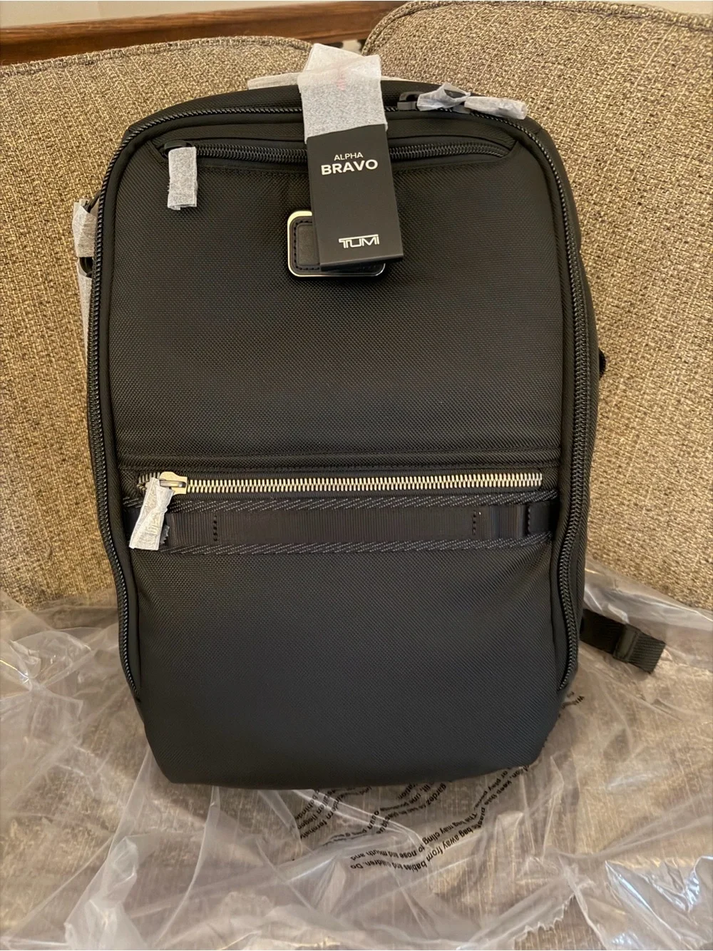 NWT Tumi Alpha Bravo Black Men's Everyday Backpack